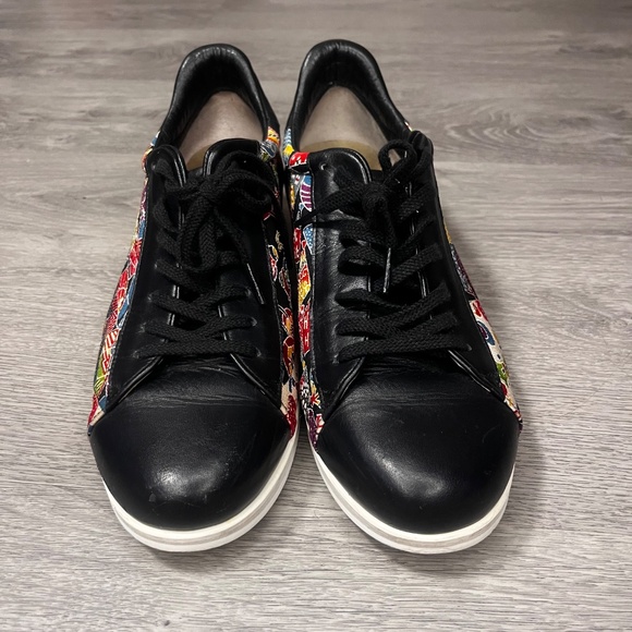 Leather handmade| Tokyo Kimono Sneakers | Unisex Size 9- women/ Size 7.5-men - Picture 3 of 11